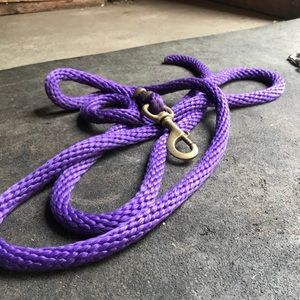 Purple lead rope